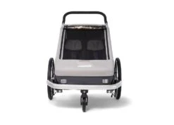 Croozer Kid Keeke 2 Kinderanhänger -Kinderfahrrad 121001620 croozer kid keeke 2 front 01 stone grey 2020 web 1000 x 1000