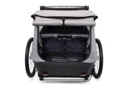 Croozer Kid Keeke 2 Kinderanhänger -Kinderfahrrad 121001620 croozer kid keeke 2 kofferraum stone grey 2020 web 1000 x 1000