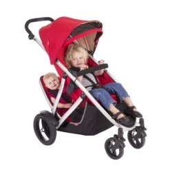 Phil & Teds Vibe 3 & Verve 3 Double Kit Cherry 2016 -Kinderfahrrad 2959 vibe and verve stroller with double kit and 2 kids