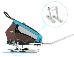 Croozer Ski Adapter Set Ab 2005-2017 -Kinderfahrrad croozer ski adapter set detailansicht517b0