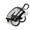 Hamax, Breeze Fahrradanhänger Für Kinder 2023 -Kinderfahrrad ham400201 hamax breeze white green backpack1