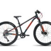 Frog MTB 62 Kinder-Mountainbike -Kinderfahrrad l fm62 media metallic grey neon red 0