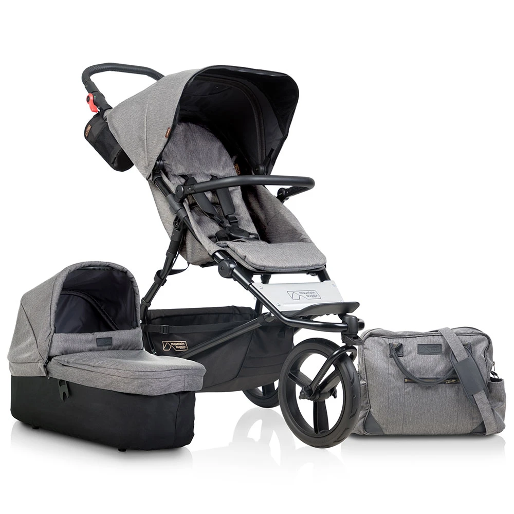 Mountain Buggy Urban Jungle Luxury Kinderwagen-Set Herringbone 2021 3 Mountain Buggy Urban Jungle Luxury Kinderwagen-Set Herringbone 2021