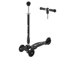 Micro Kickboard Compact Black Kinderroller KB0020