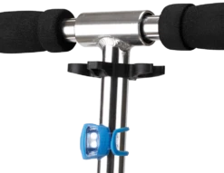 Micro LED Leuchte Zubehör -Kinderfahrrad micro led leuchte blau montiert