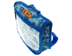 Micro Rucksack Blau -Kinderfahrrad micro rucksack blau seitlich