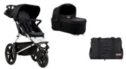 Mountain Buggy Terrain 2018 Onyx Incl. Babyschale Und Elterntasche
