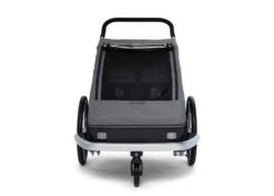 CROOZER Kid Keeke 2 Mountain Grey - Fahrradanhänger -Kinderfahrrad rot 0 49b189