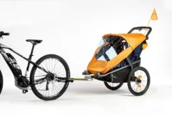 TFK Velo + Deichsel, Fahrradanhänger-Zwillingskinderwagen, Marine-schwarz -Kinderfahrrad rs1386 t v2 s 334 bike 1 scr 54311 1200x800 1