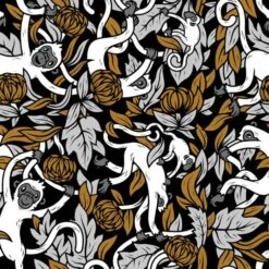 Mountain Buggy Nano Color Pack (liner + Sunhood) / (Sitzeinlage + Sonnendach) Year Of The Monkey Spezial Pack 5 Mountain Buggy Nano Color Pack (liner + Sunhood) / (Sitzeinlage + Sonnendach) Year Of The Monkey Spezial Pack -Kinderfahrrad yom fabric swatch image06bbd